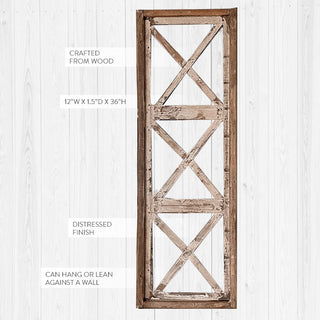 Architectural Wooden Transom Window Frame