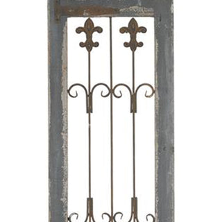 Distressed Ornate Wooden Garden Gate