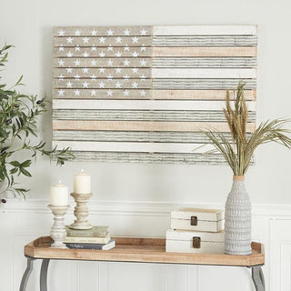 French Country Fir Framed Wall Flag