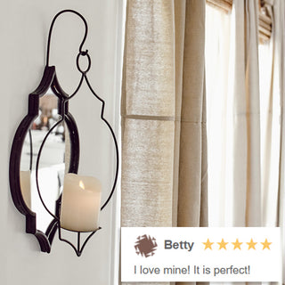 Contemporary Wall Sconce with Mirror