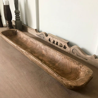 Long Handcarved Rustic Baguette Board, Pick Your Size