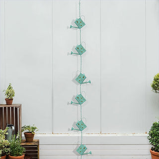 Distressed Watering Can Rain Chain, Pick Your Color