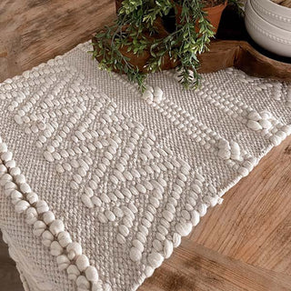 High and Low Textured Table Runner