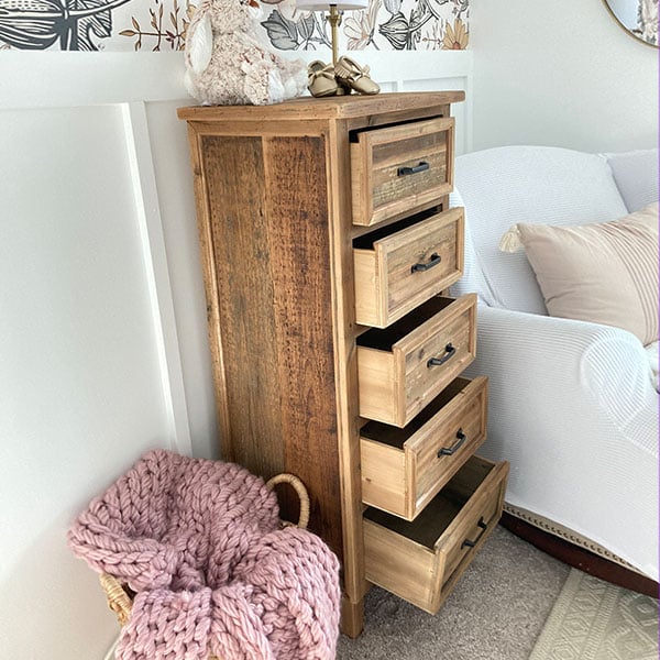 5-Drawer Tall Lingerie Dresser - Decor Steals 5-Drawer Tall Lingerie Dresser - Decor Steals