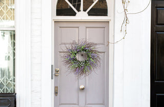 Lavender With Mixed Greenery Wreath, Pick Your Size