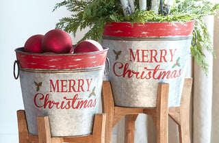 Christmas Planters with Stand