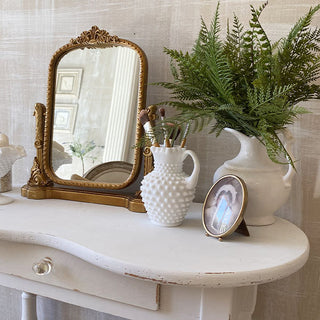 Ornate Gleaming Vanity Mirror