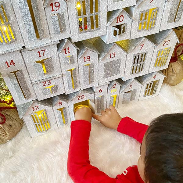 Light Up Glitter Houses Advent Calendar Decor Steals light-up-glitter-houses-advent-calendar-decor-steals