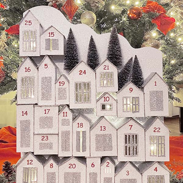 Light Up Glitter Houses Advent Calendar Light Up Glitter Houses Advent Calendar
