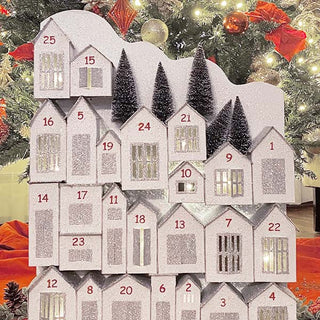 Light Up Glitter Houses Advent Calendar