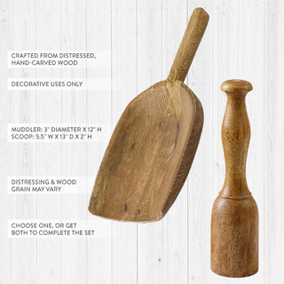 Vintage Hardwood Kitchen Tools, Pick Your Style
