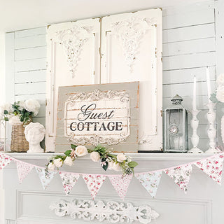 Distressed Victorian Guest Cottage Sign