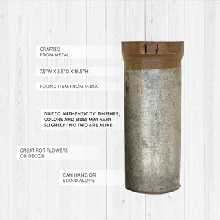 FOUND Reclaimed Military Hanging Wall Canister