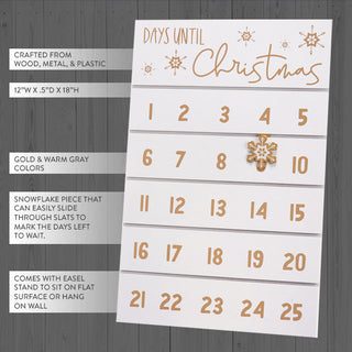 Tabletop or Wall Advent Calendar | Christmas Countdown