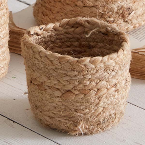 Jute Containers Jute Storage Containers, Set of 3 - Decor Steals