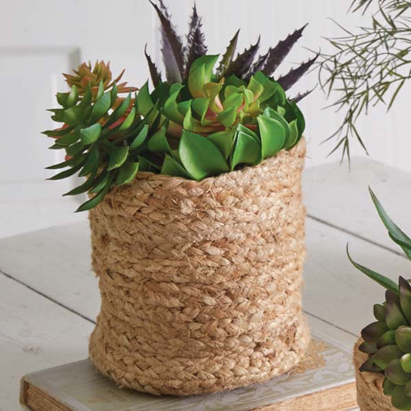 Jute Containers Jute Storage Containers, Set of 3 - Decor Steals