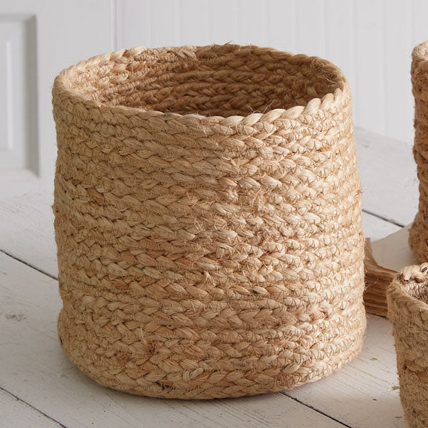 Jute Containers Jute Storage Containers, Set of 3 - Decor Steals