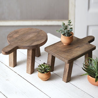 Wooden Pedestal Riser, Pick Your Style