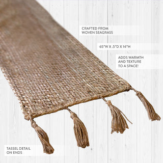Seagrass Table Runner with Tassels