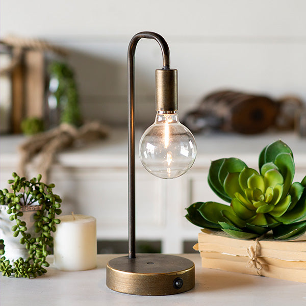 Antique Bronze LED Table Lamp Decor Steals