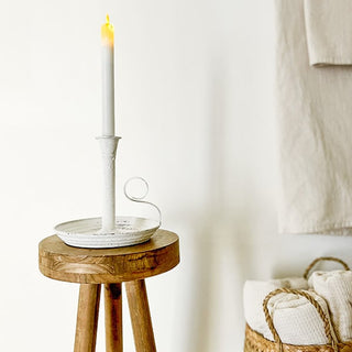 Chippy Distressed Candle Holder