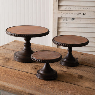 Beaded Dessert Stands, Set of 3 | Pick Your Style