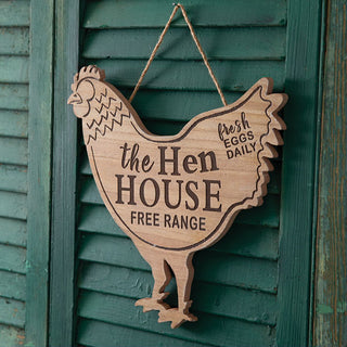 Wooden Chicken Signs, Pick Your Style