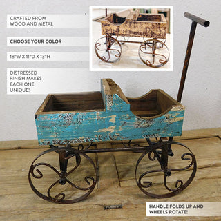 Antique Inspired Wagon, Choose Your Color