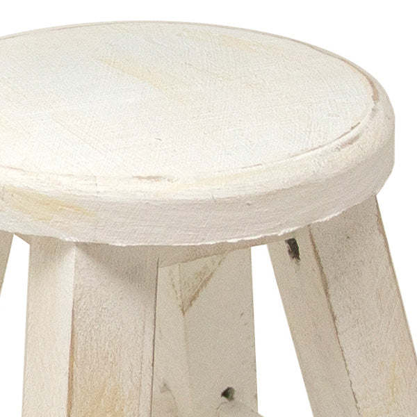 Whitewashed Riser Stools - Decor Steals