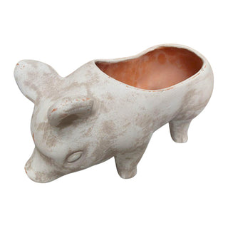 Clay Pig Planter Pot