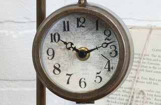 Hanging Metal Clock on Chain