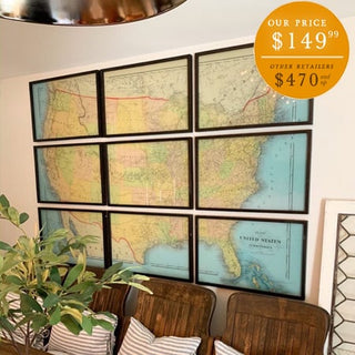 1880 Map of United States & Territories | County Atlas