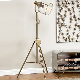 Vintage Photographer's Tripod Floor Lamp