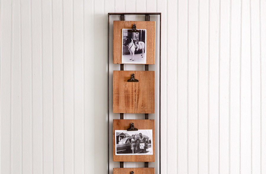 Wooden Clipboard Photo Holder, 2ct