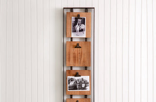 OVERSIZED Rustic Wooden Clipboard Photo Hanger