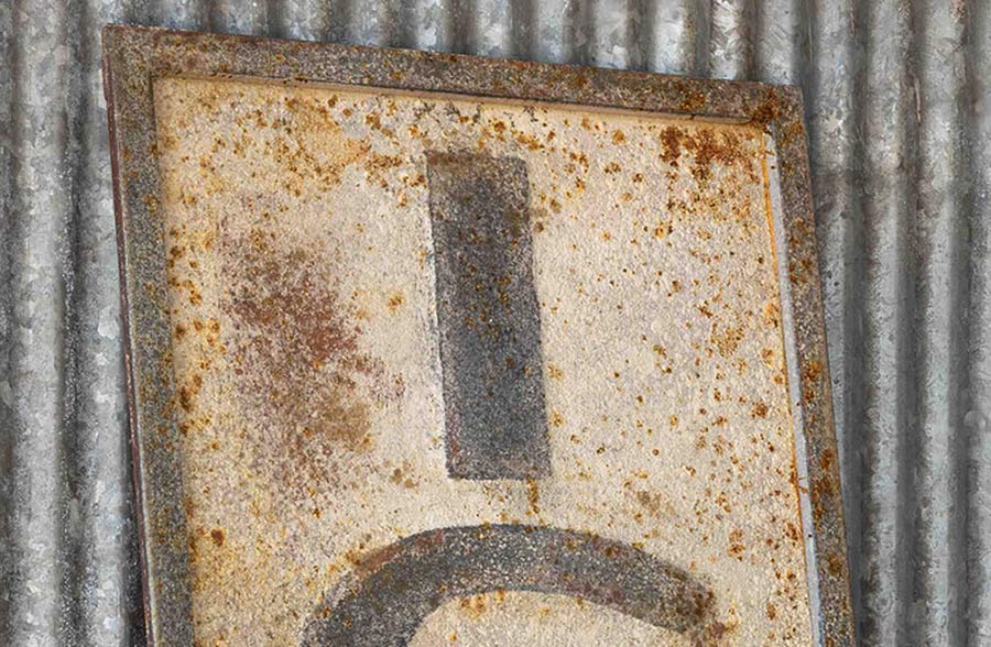 Rustic Sign Ice Metal Ice Sign | Antique Ice Sign - Decor Steals