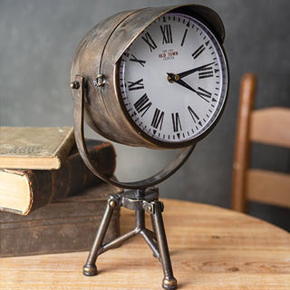 Spotlight Inspired Vintage Desk Clock