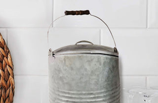Decorative Galvanized Metal Water Cooler