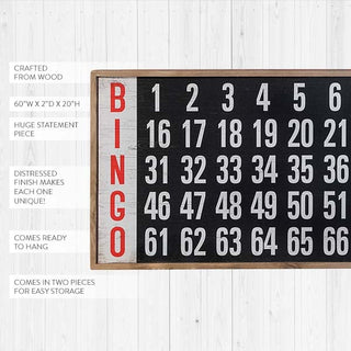 Oversized Wall Decor Bingo Board