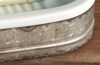 Tinwork & Porcelain Soap Dish Min 4