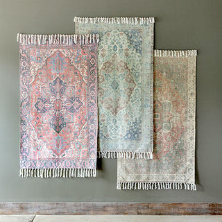 3x5 Persian Printed Rug with Tassels, Pick Your Color