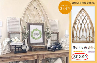 Wooden Cathedral Wall Arch