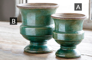 Emerald Glazed Classic Urn, Pick Your Style