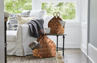 Woven Baskets Set with Handles