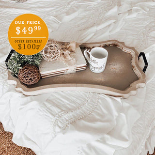 Scalloped Edge Bed And Breakfast Tray