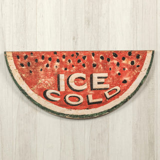 Ice Cold Watermelon Sign