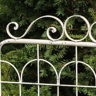 Decorative White Garden Gate, Pick Your Size