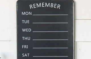 Chalkboard Weekly To-Do List