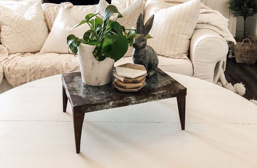 Metal Table Risers | Rustic Metal Table Risers - Decor Steals