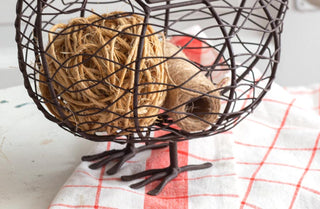 Chicken Wire Hen Basket